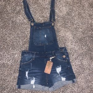 Overall shorts